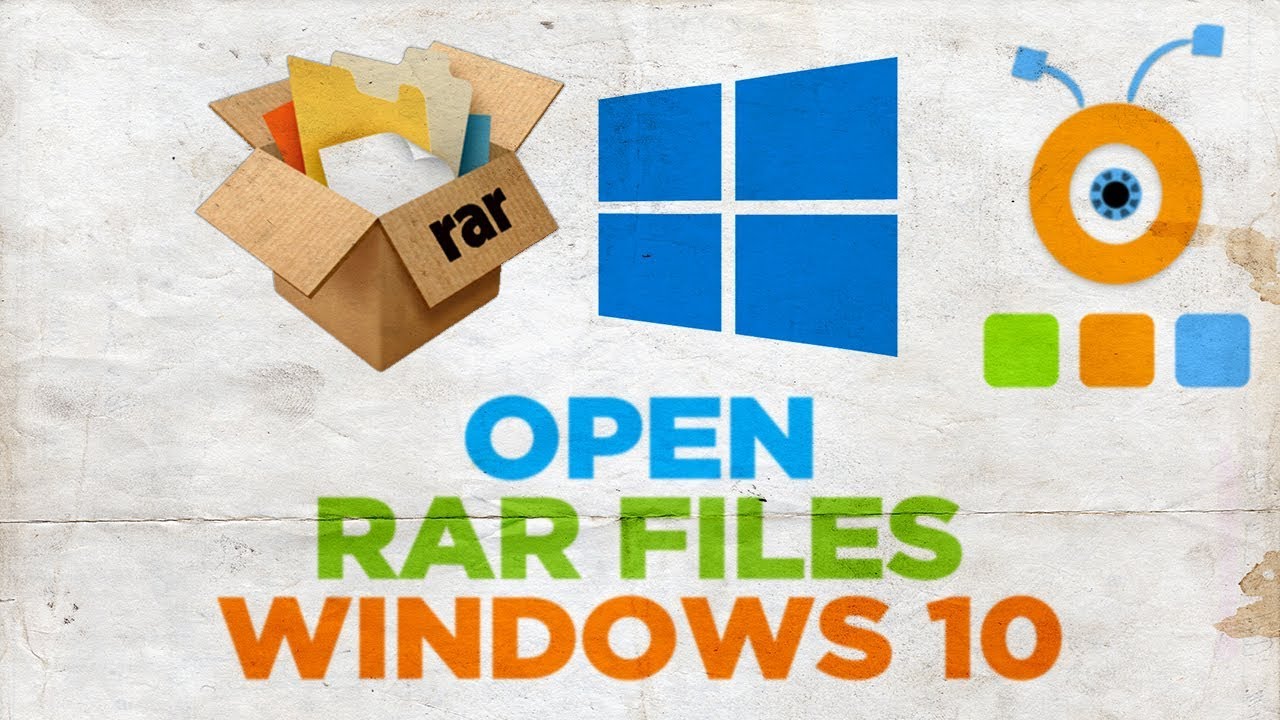 how to open rar files windows 10
